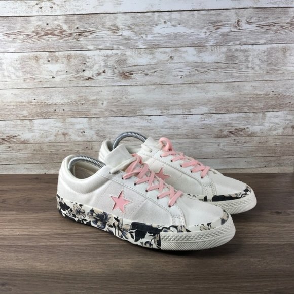 converse one star floral